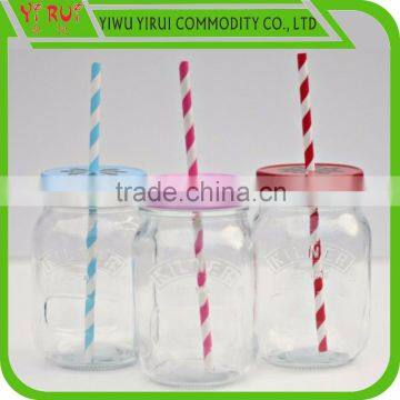 circle spiral drinking straws with bottle