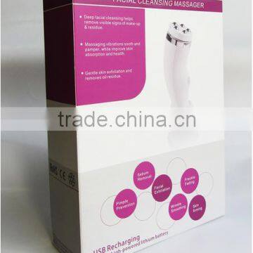 2016-Professional Vibrating Silicone Face Brush Ultrasonic Facial Cleansing Massager photo-6