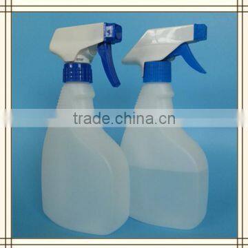 500ml recycled Plastic HDPE empty spray bottle or snap bottle for cosmetic,washing&cleaning