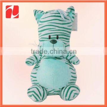 Soft blue cat plush toys for kids