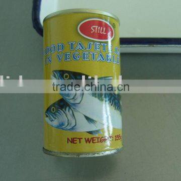 canned sardine product