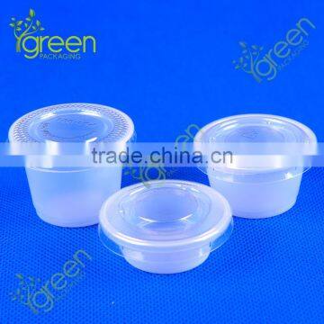 2OZ PS plastic cups, 2oz ps plastic cup, disposable plastic cup with lid