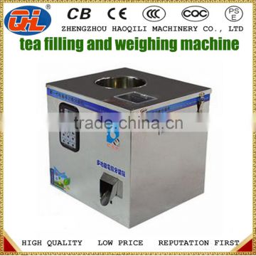 Tea dosing weighing quantitative filling filler machine