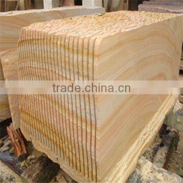 Hot sale yellow wooden sandstone