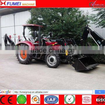 mini tractor loader with backhoe