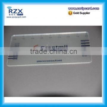 Cr80 Clear PVC Transparent Card photo-4