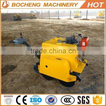 Mini road roller 800kg hand walking double drum road roller