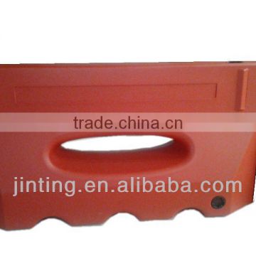 plastic road barrier, plastic roadblocker, traffic blocker/traffic barrier