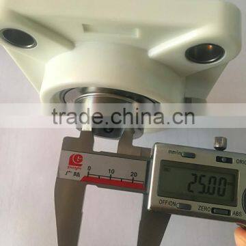 White Plastic Yastik Blok Rulman Housing UCF 205 photo-3