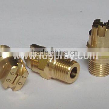 Brass Hvv Flat Fan Spray Water Nozzle photo-3