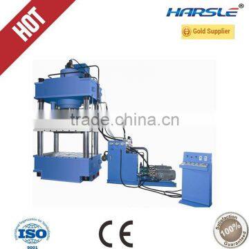 BLUE appearance Hydraulic press machine with four column work in high efficiency