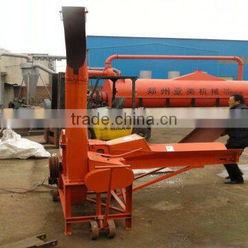 Rice stalk crusher machine with auto-feeder