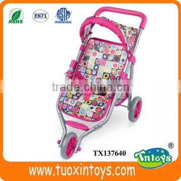 baby walking trolley toy stroller, doll with trolley