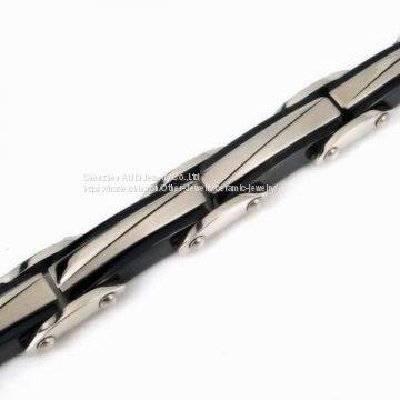 Gold Plate Titanium Steel Jewelry Bracelets Customized Design photo-2