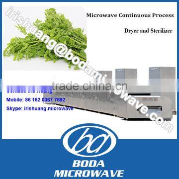 Moringa leaves microwave dryer