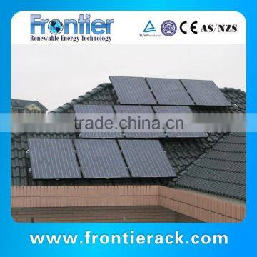 2016 low price tile roof solar system installation/roof brackets