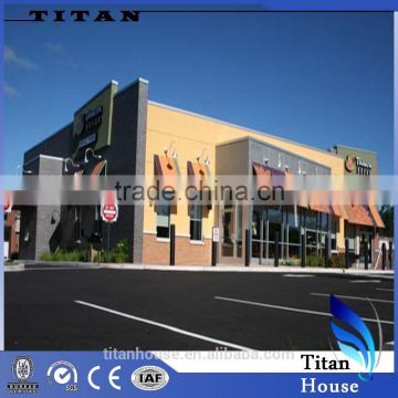 Fast Building Economic Light Gauge Steel Framing Prefab Shop House