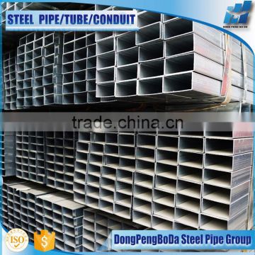 100*200*5.5 iron galvanized pipes