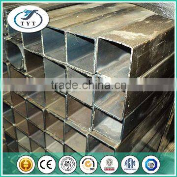 Erw Factory Black Carbon Square Steel Pipes Iron Square Tube Gate