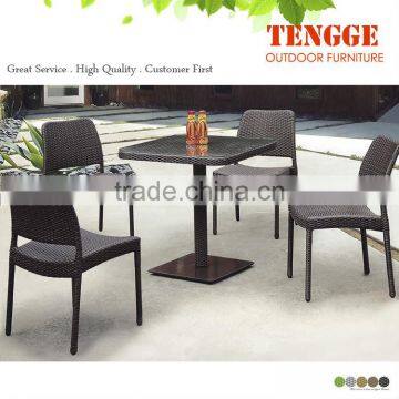 5 Pieces Classic outdoor rattan furniture dining set