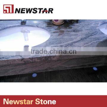 Polished Leathered Honed Finish Steel Grey Granite Silver Grey Granite photo-5