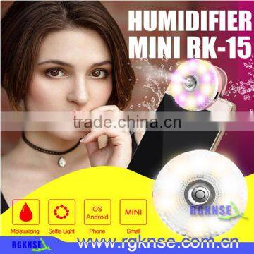 RGKNSE Usb Chargeable Flash Light Humidifie Water Diamond Skin Moisturizer Selfie Ring Light photo-3