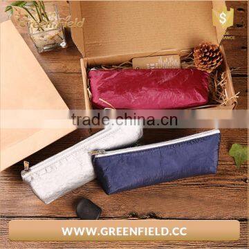 2017 popular reusable stationery waterproof dupont tyvek pencil bag