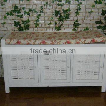 Home Decor Wooden Shoe Rack, Wooden Footstool,wooden Shoes Shelf photo-3