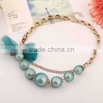 Last Fashion Jewelry for Laddy,pearl Chain Necklace photo-5