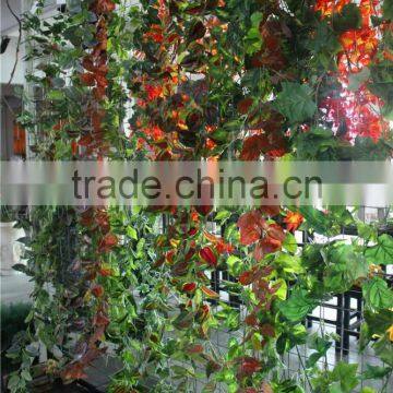 decorative 6.27 feet long leaf rattan artificial long vine PE durable rattan