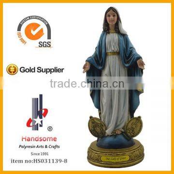 36 Inch Virgin Mary Religious Items Our Lady Of Grace Resin Statues photo-3
