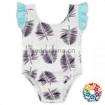 Boutique Open Back Children Custom Jumpsuit Plain White Baby Rompers Girls Set photo-2