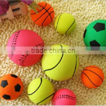 Flashing pet toys for cat and dog bouncing ball