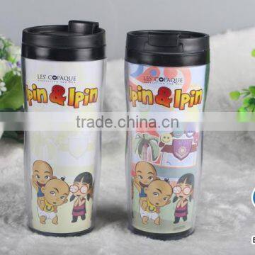 Customized Plastic Coffee Cups Mugs With Lid photo-2