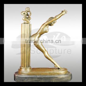 high quality nude woman bronze sculpture bronze erotic naked girl sculpture