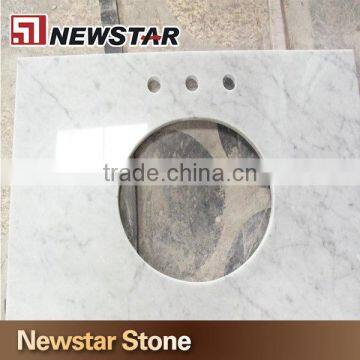 Newstar Bianco Carrara Countertop Table Top Sale White Marble Slab photo-5