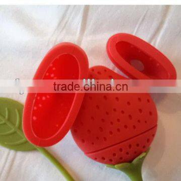 2016 top popular silicone tea filter/ silicone tea strainer