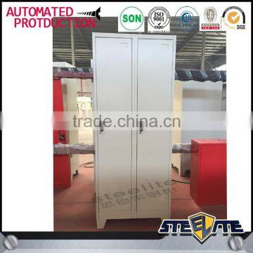 2 Door Steel Lockable Wardrobe Steel Locker Cabinet photo-6