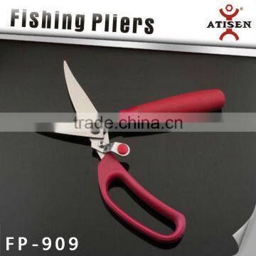 Hot Sale Stainless Steel Fishing Shears With Soft Grip Rubber Handle photo-5