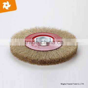 125mm wide face crimped wire wheel brush