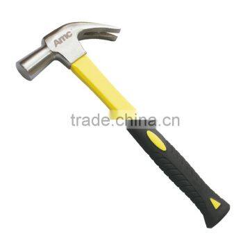 British type claw hammer double color fibre glass handle(hammer,claw hammer,hand tool)