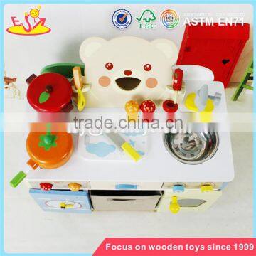 Wholesale Baby Wooden Kitchen Sets Toy, Top Fashion Kids Wooden Kitchen Sets Toy, Interesting Children Toy Kitchen W10C146 photo-5