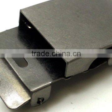 High Quality, Hot Sale1 Inch Garment Cloth Metal Stamping Steel Military Buckle Antique Nickel Plate With Tip photo-4