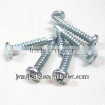 Pan head galvanized self drilling screw, round head drilling screws