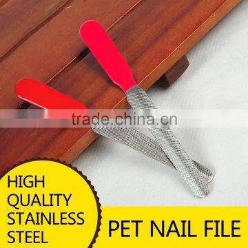 Double Pet/Dog Nail File, Stainless Steel Pet/Dog Cleaning Tool photo-4