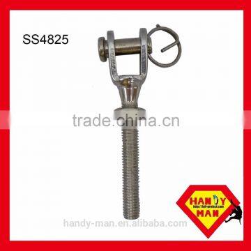 Horizontal Lifeline System Component Stainless Steel Threaded Jaw Terminal