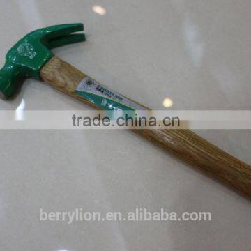 Berrylion 0.25-0.5kg Claw Hammer Forged Finished Claw Hammer With Wooden Handle photo-4