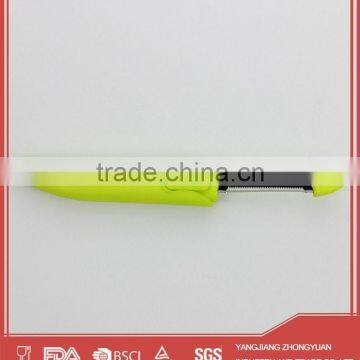 Multi Purpose Stainless Steel Vegetable Peeler and Paring Knife Set With Cover photo-4