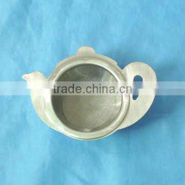 Teapot Shape Stainless Steel Tea Strainer