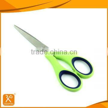 6" FDA Stainless Steel Material Rubber Soft PP+TPR Grip Office Scissors photo-2